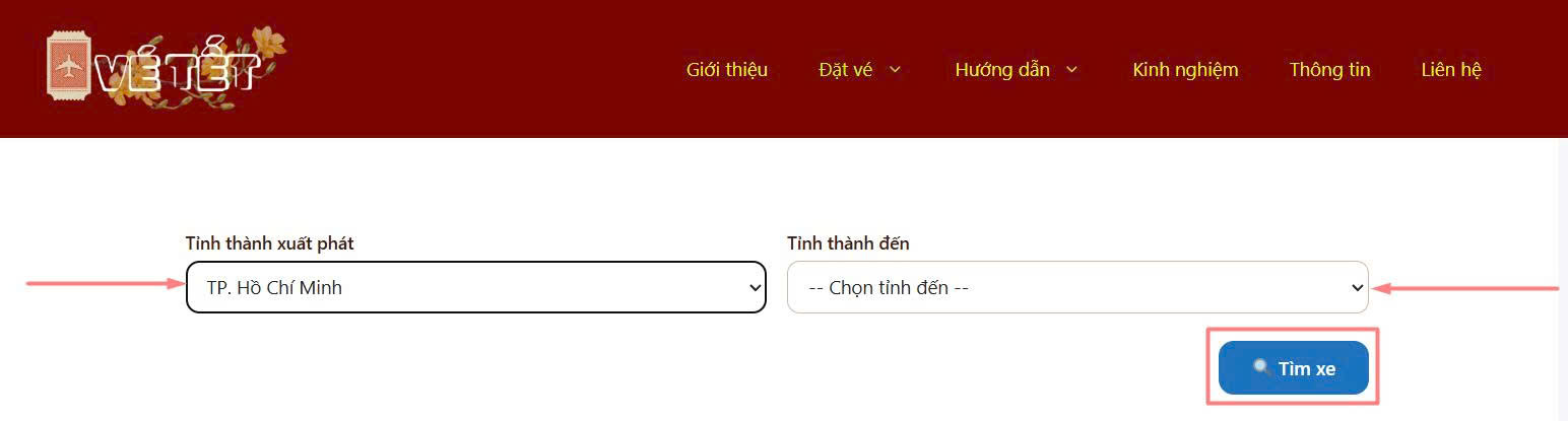 Đặt vé xe Tết Sài Gòn - Nghệ An