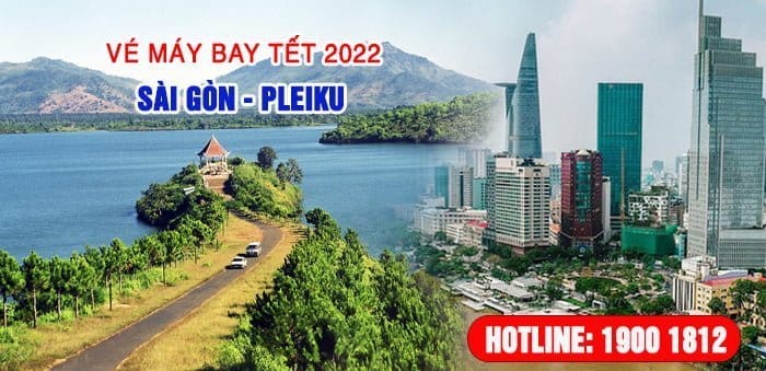 Vé máy bay Tết Sài Gòn Pleiku 2022
