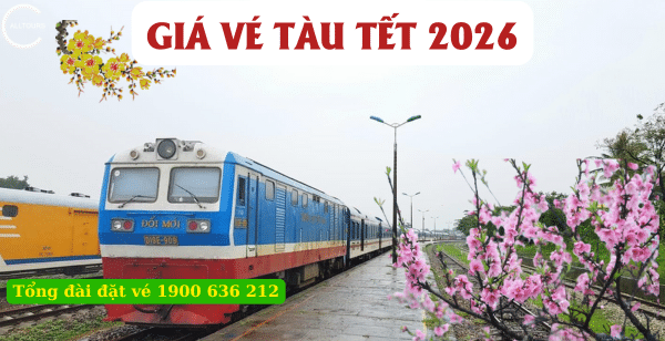 Giá vé tàu Tết 2026