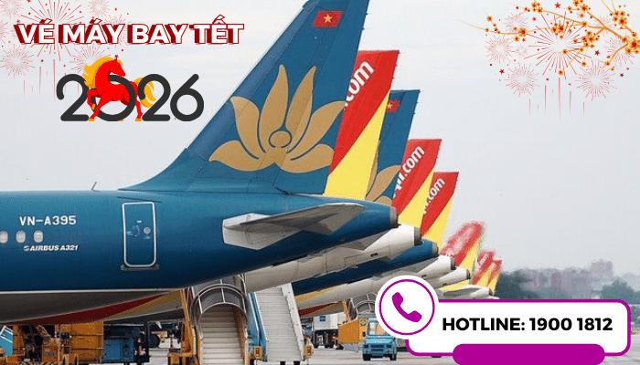 Mở bán vé máy bay Tết 2026